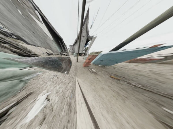 Playa Bagdad / SpaceX: reflejos de ruido