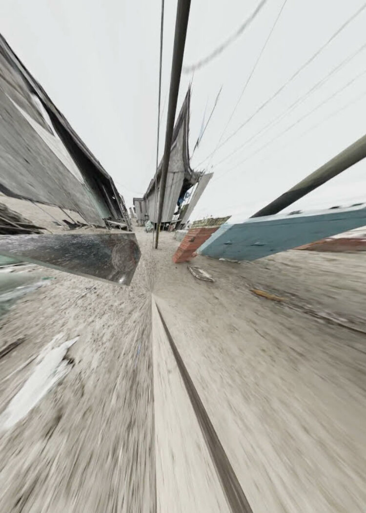 Playa Bagdad / SpaceX: reflejos de ruido